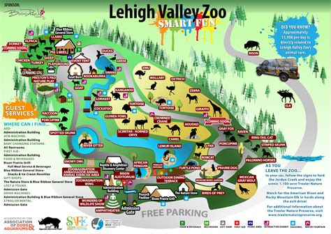 map of lehigh valley zoo